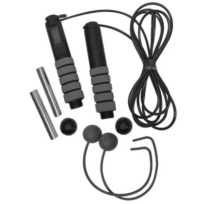 Works 10 ft. Adjustable Length Digital Weighted Jump Rope