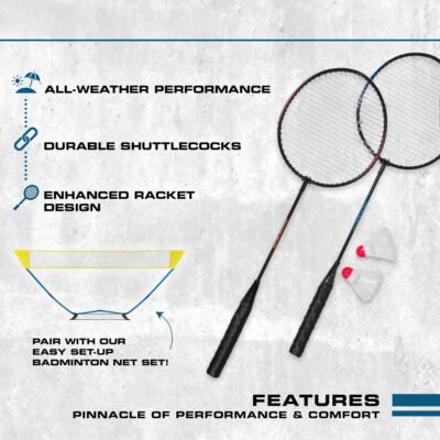 Point Sports Two Player Badminton Racket Set